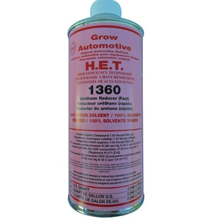 Grow Automotive URETHANE REDUCER FAST Quart 1360/04